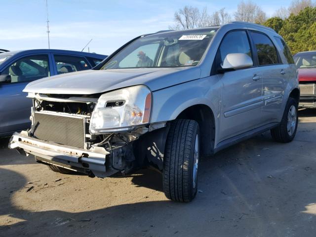 2CNDL63F786292224 - 2008 CHEVROLET EQUINOX LT SILVER photo 2