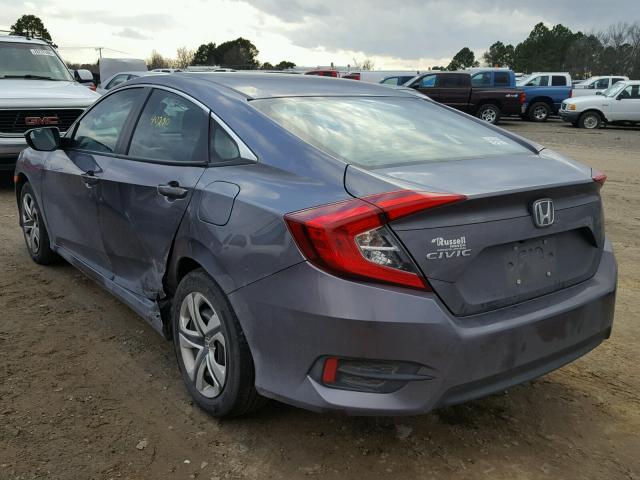 19XFC2F53GE054586 - 2016 HONDA CIVIC LX GRAY photo 3