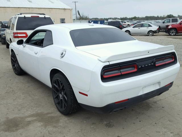 2C3CDZBT3GH125338 - 2016 DODGE CHALLENGER WHITE photo 3