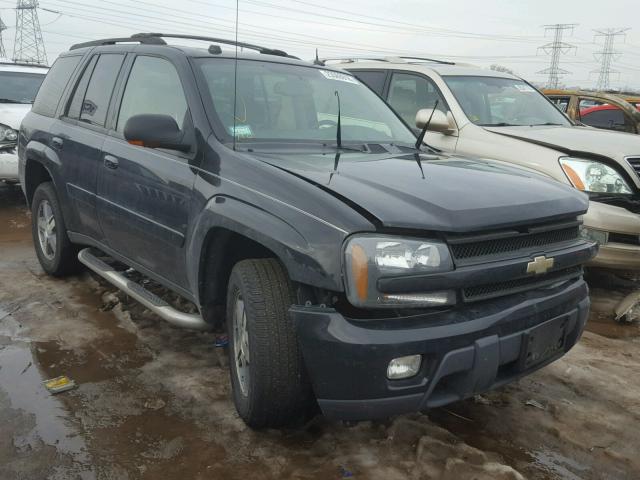 1GNDT13SX52231843 - 2005 CHEVROLET TRAILBLAZE BLACK photo 1