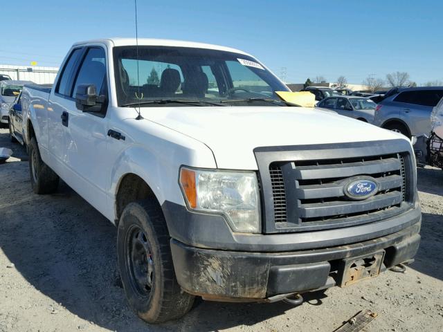 1FTFX1EV9AKE61168 - 2010 FORD F150 SUPER WHITE photo 1