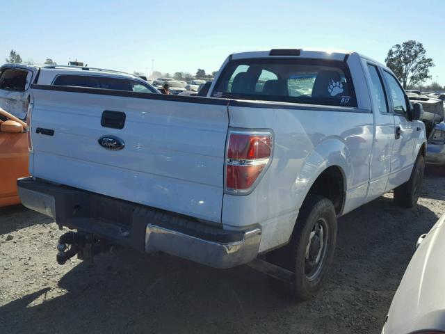 1FTFX1EV9AKE61168 - 2010 FORD F150 SUPER WHITE photo 4