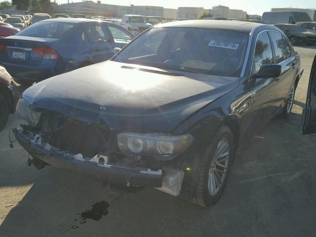 WBAGN63494DS48390 - 2004 BMW 745 LI BLACK photo 2