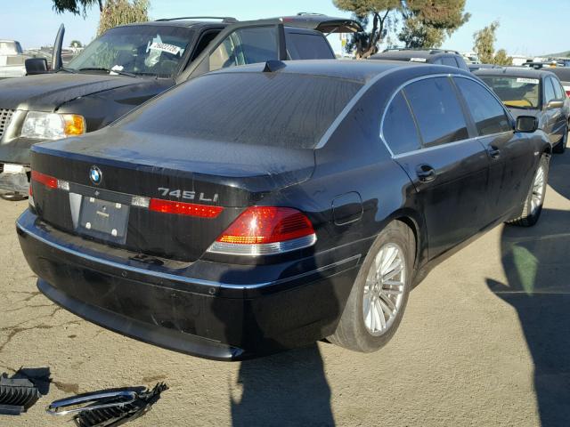 WBAGN63494DS48390 - 2004 BMW 745 LI BLACK photo 4