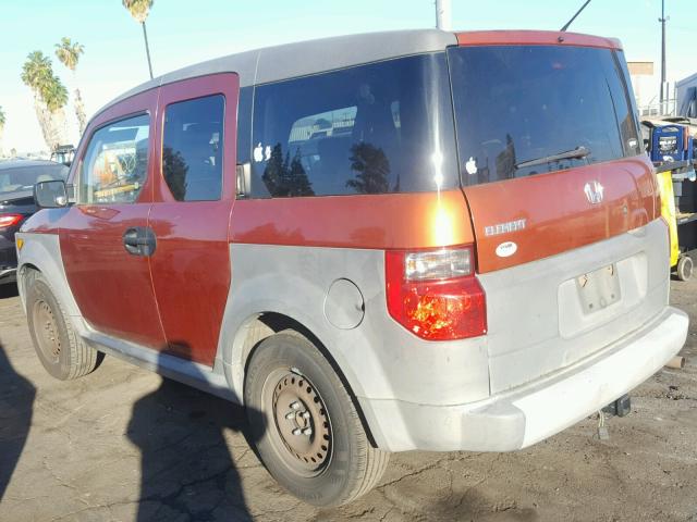 5J6YH18305L010740 - 2005 HONDA ELEMENT LX ORANGE photo 3