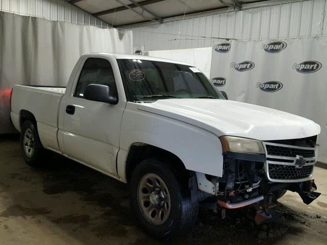 1GCEC14X07Z104357 - 2007 CHEVROLET SILVERADO WHITE photo 1