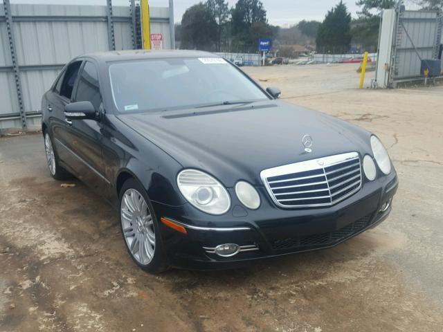 WDBUF56XX7B163320 - 2007 MERCEDES-BENZ E 350 BLACK photo 1