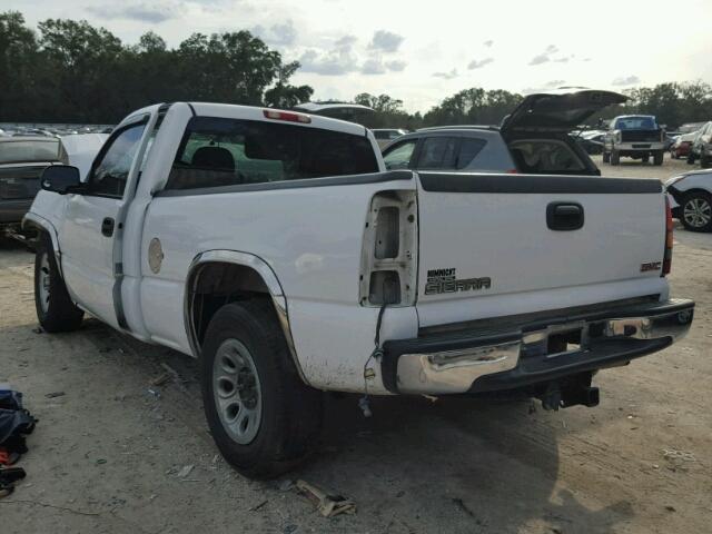 3GTEC14VX7G163155 - 2007 GMC NEW SIERRA WHITE photo 3