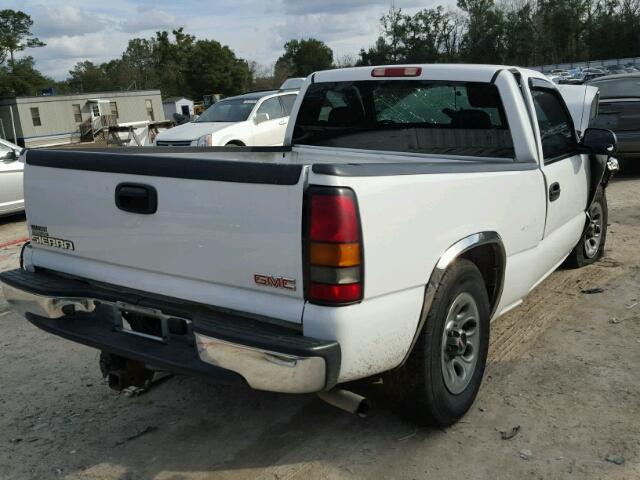 3GTEC14VX7G163155 - 2007 GMC NEW SIERRA WHITE photo 4