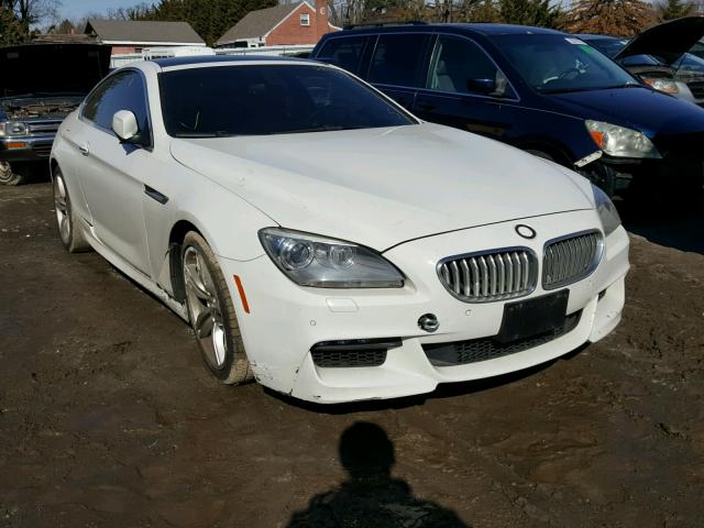 WBALX5C53CC894556 - 2012 BMW 650 XI WHITE photo 1