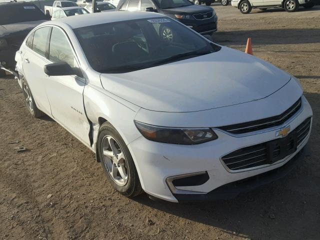 1G1ZB5ST4GF343853 - 2016 CHEVROLET MALIBU LS WHITE photo 1