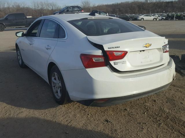 1G1ZB5ST4GF343853 - 2016 CHEVROLET MALIBU LS WHITE photo 3