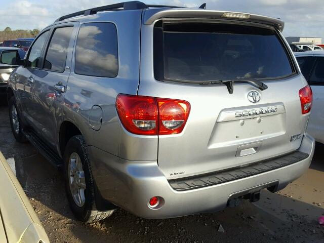 5TDZY5G10ES055113 - 2014 TOYOTA SEQUOIA SR SILVER photo 3