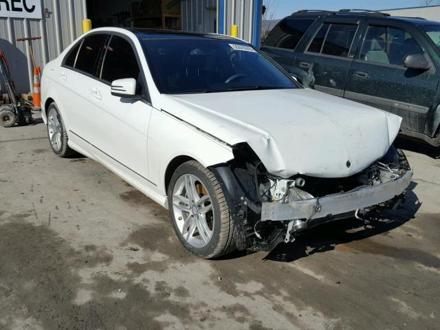 WDDGF8AB1ER321288 - 2014 MERCEDES-BENZ C 300 4MAT WHITE photo 1