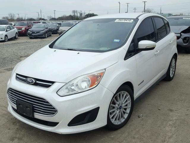 1FADP5AU4DL525407 - 2013 FORD C-MAX SE WHITE photo 2