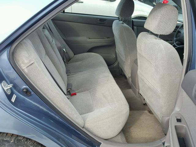 4T1BE32K43U706097 - 2003 TOYOTA CAMRY LE BLUE photo 6