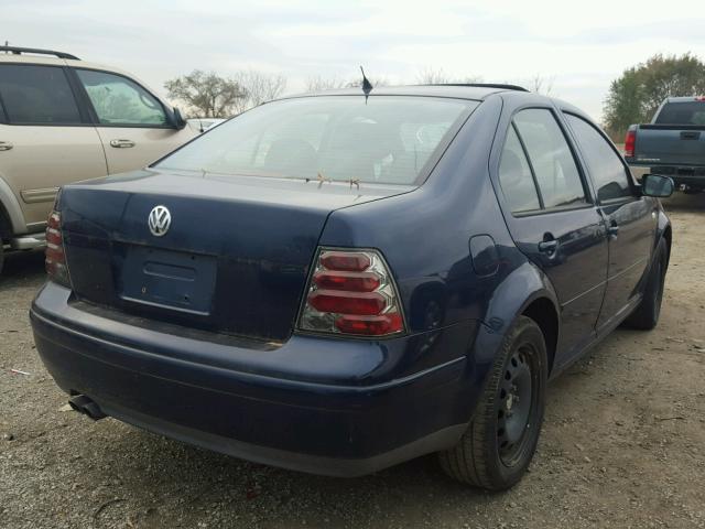 3VWTH69M43M165594 - 2003 VOLKSWAGEN JETTA GLX BLUE photo 4