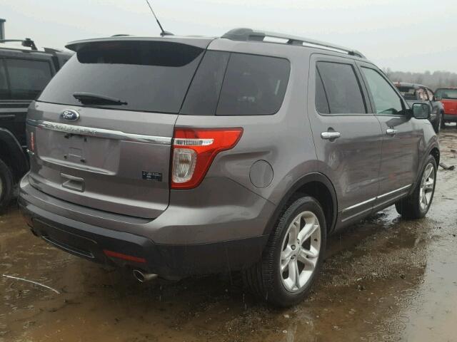 1FMHK7F88CGA81534 - 2012 FORD EXPLORER L GRAY photo 4