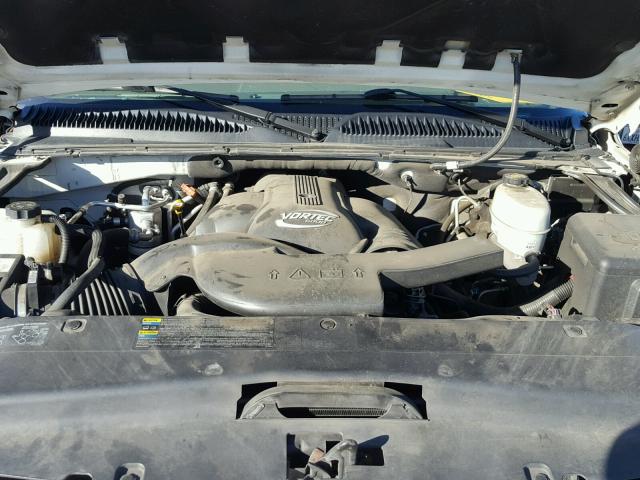 1GYEC63N35R262759 - 2005 CADILLAC ESCALADE L WHITE photo 7