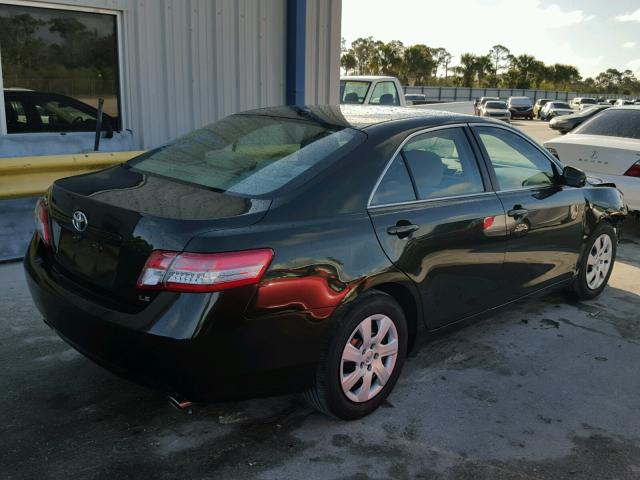 4T1BK3EK9BU610713 - 2011 TOYOTA CAMRY SE GREEN photo 4