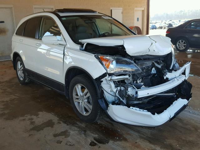 5J6RE3H76AL050908 - 2010 HONDA CR-V EXL WHITE photo 1