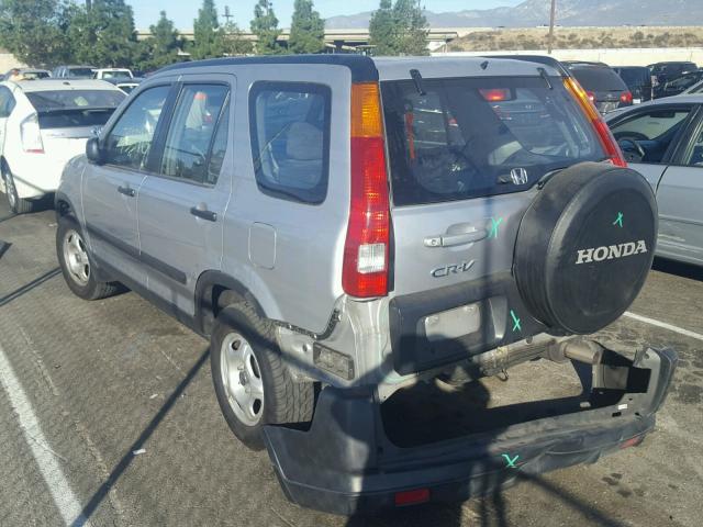 JHLRD68574C024169 - 2004 HONDA CR-V LX SILVER photo 3