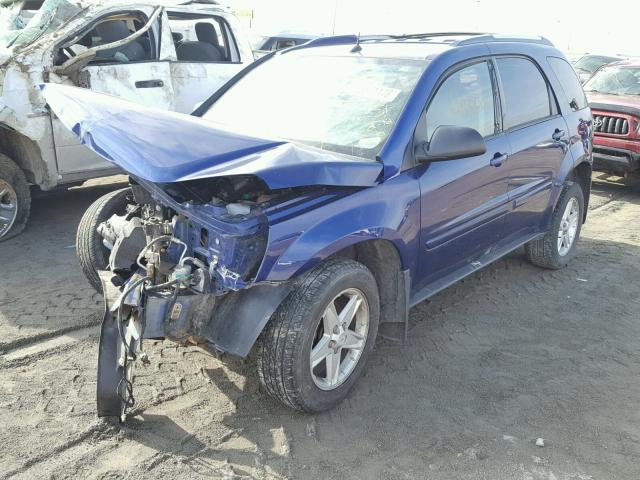 2CNDL73F356072564 - 2005 CHEVROLET EQUINOX LT BLUE photo 2