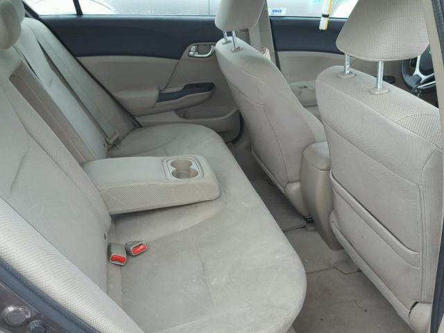 2HGFB2F83CH565678 - 2012 HONDA CIVIC EX ყავისფერი ფოტო 6