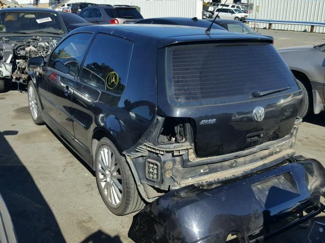 WVWKG61J54D099749 - 2004 VOLKSWAGEN R32 BLACK photo 3