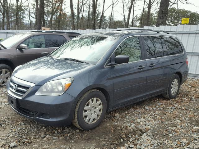 5FNRL382X5B113713 - 2005 HONDA ODYSSEY LX GRAY photo 2