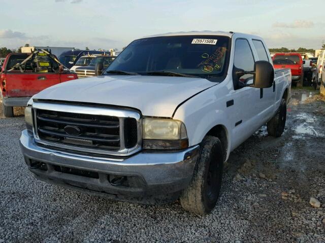 1FTNW20P34EB20915 - 2004 FORD F250 SUPER WHITE photo 2