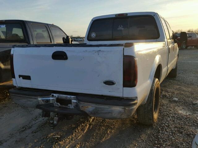 1FTNW20P34EB20915 - 2004 FORD F250 SUPER WHITE photo 4