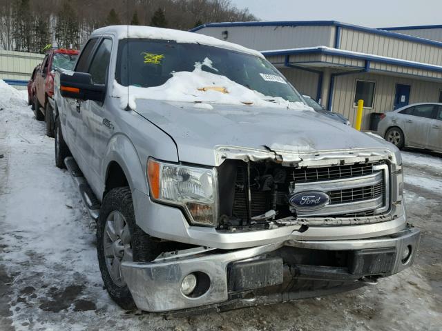 1FTFW1EF7DFD16297 - 2013 FORD F150 SUPER SILVER photo 1