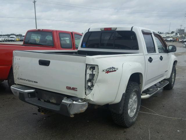 1GTDT136558164979 - 2005 GMC CANYON WHITE photo 4