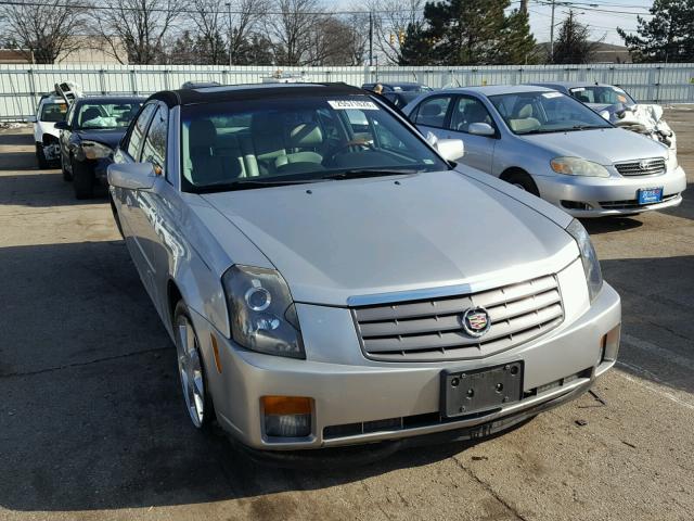 1G6DM577640161550 - 2004 CADILLAC CTS SILVER photo 1