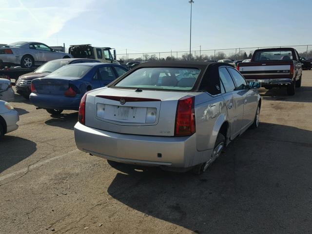 1G6DM577640161550 - 2004 CADILLAC CTS SILVER photo 4