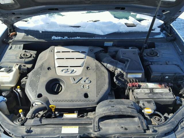 5NPEU46F36H021725 - 2006 HYUNDAI SONATA GLS BLUE photo 7