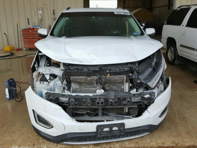 2FMPK3J83FBB60102 - 2015 FORD EDGE SEL WHITE photo 9