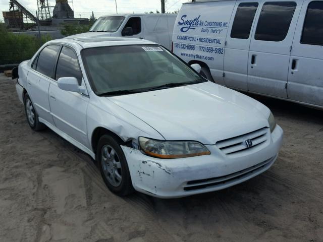 1HGCG56692A169336 - 2002 HONDA ACCORD EX WHITE photo 1