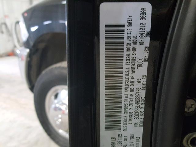 3C63RRGL4HG697470 - 2017 RAM 3500 ST BLACK photo 10