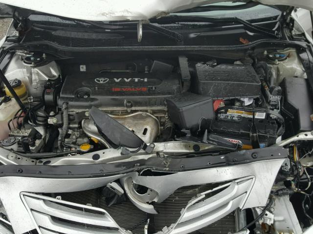 4T1BE46K79U368574 - 2009 TOYOTA CAMRY BASE SILVER photo 7