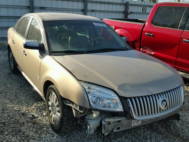 1MEHM40W98G616719 - 2008 MERCURY SABLE LUXU GOLD photo 1