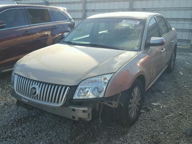 1MEHM40W98G616719 - 2008 MERCURY SABLE LUXU GOLD photo 2