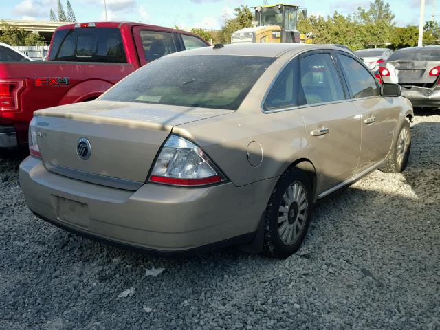 1MEHM40W98G616719 - 2008 MERCURY SABLE LUXU GOLD photo 4