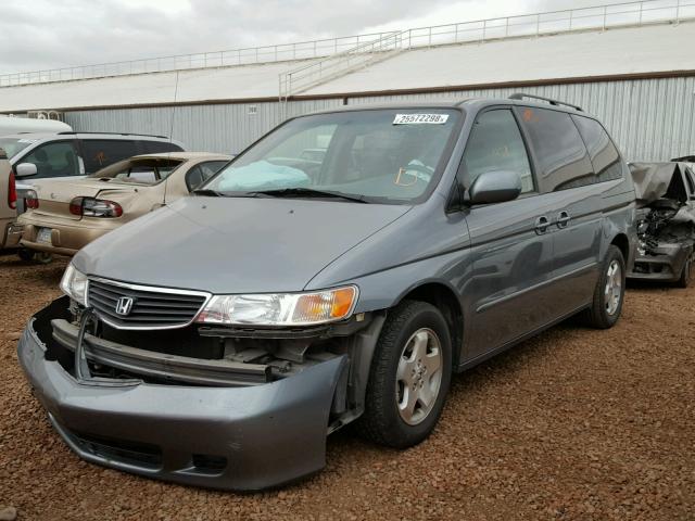 2HKRL1864YH524506 - 2000 HONDA ODYSSEY EX GRAY photo 2