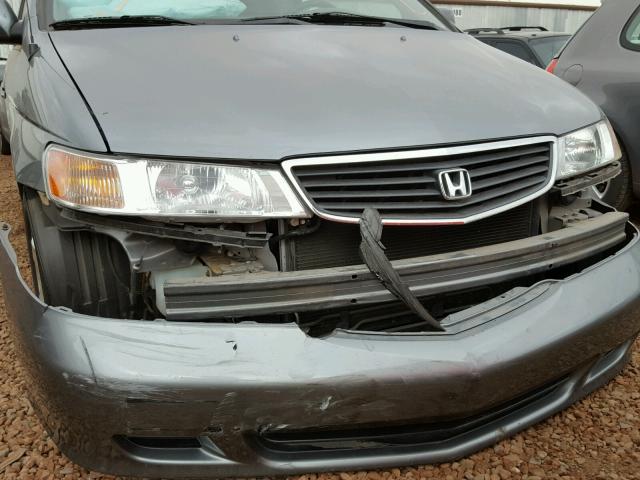 2HKRL1864YH524506 - 2000 HONDA ODYSSEY EX GRAY photo 9