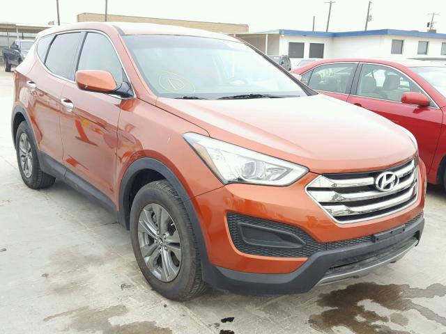 5XYZTDLB7FG233038 - 2015 HYUNDAI SANTA FE S ORANGE photo 1