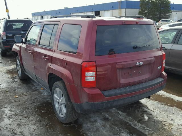 1C4NJPFB0ED868827 - 2014 JEEP PATRIOT LA RED photo 3