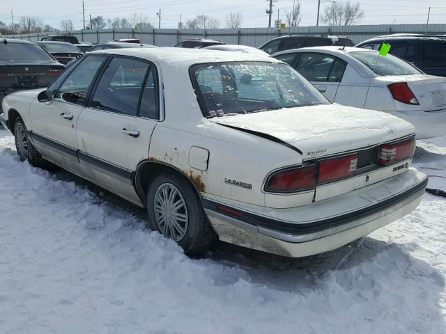 1G4HR53L4NH518595 - 1992 BUICK LESABRE LI WHITE photo 3