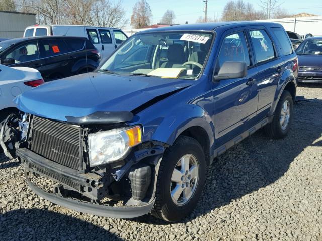 1FMCU0C72AKA44772 - 2010 FORD ESCAPE XLS BLUE photo 2